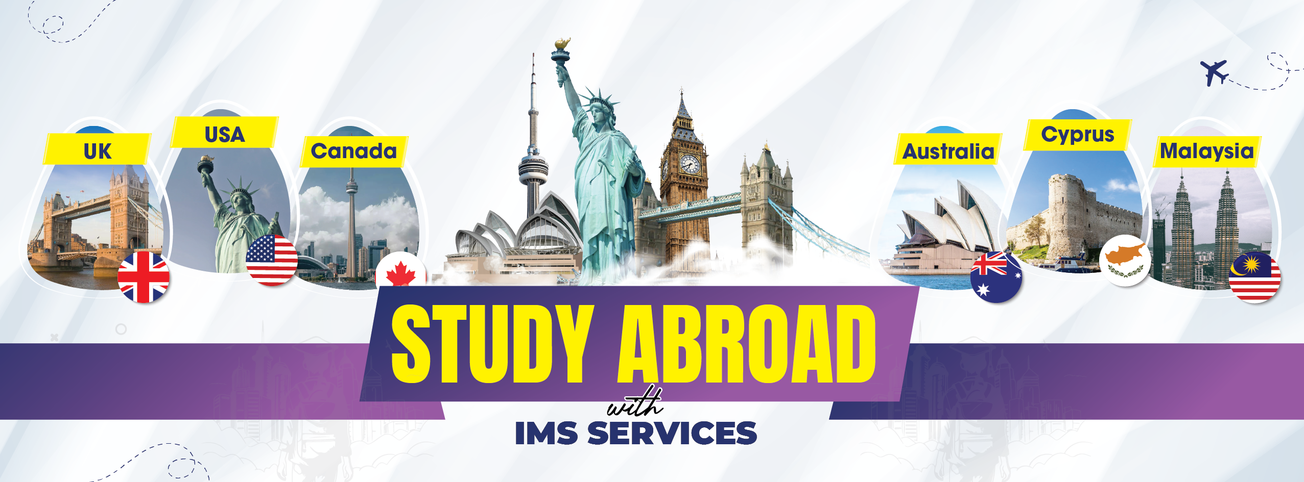 Students studying abroad